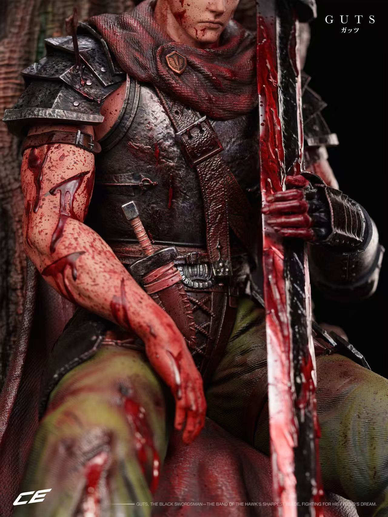 CE Studio Guts Leaning Against Tree Berserk Statue