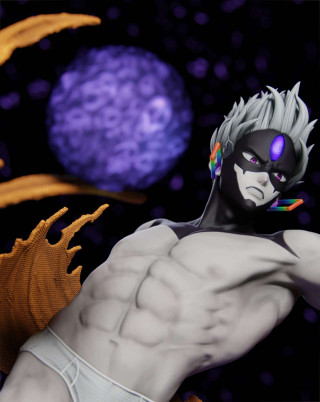 DanDaDan Jiji(Evil Eyes) with LED 1/6 Statue(GK) - Zenkai Studio 