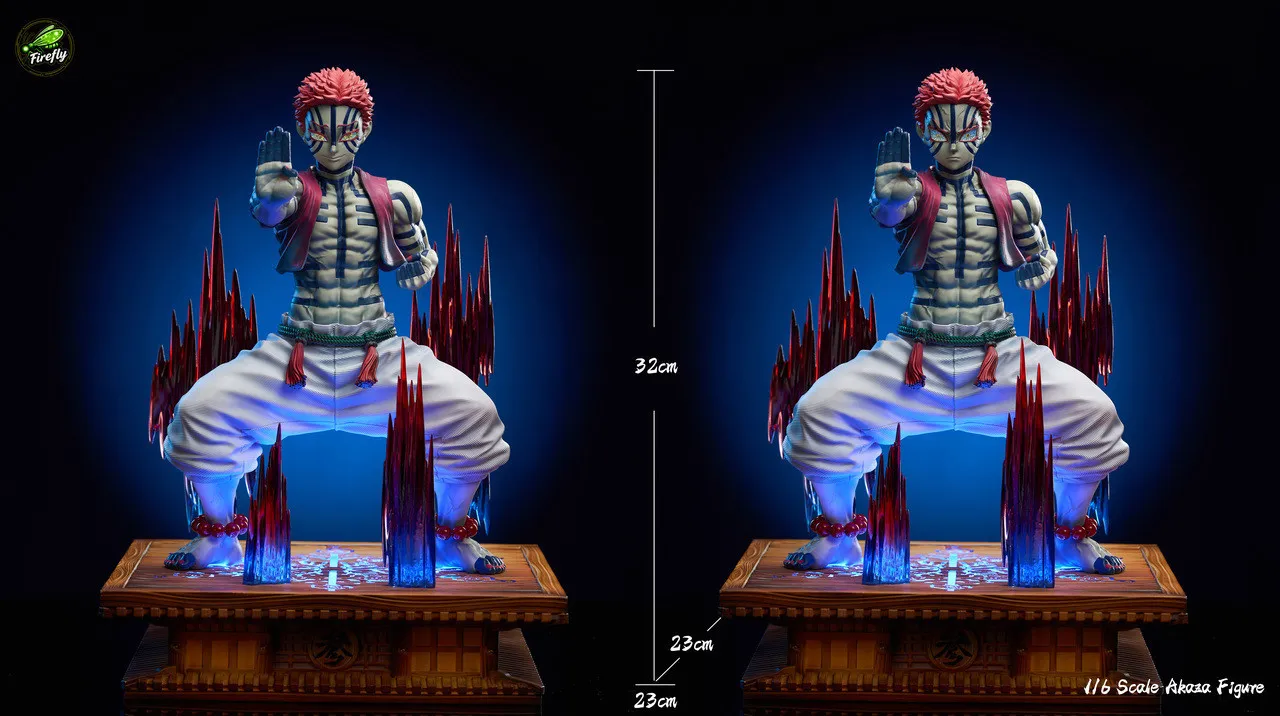 Firefly Studio - Akaza Destructive Death: Chaotic Afterglow Demon Slayer Statue 