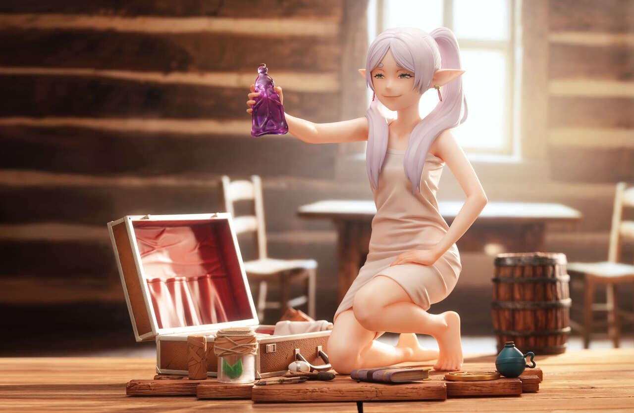 Frieren: Beyond Journeys End - Clothing Dissolving Solution 1/4 Statue (GK)- QuietArt x Hera Studio -KWII-GK