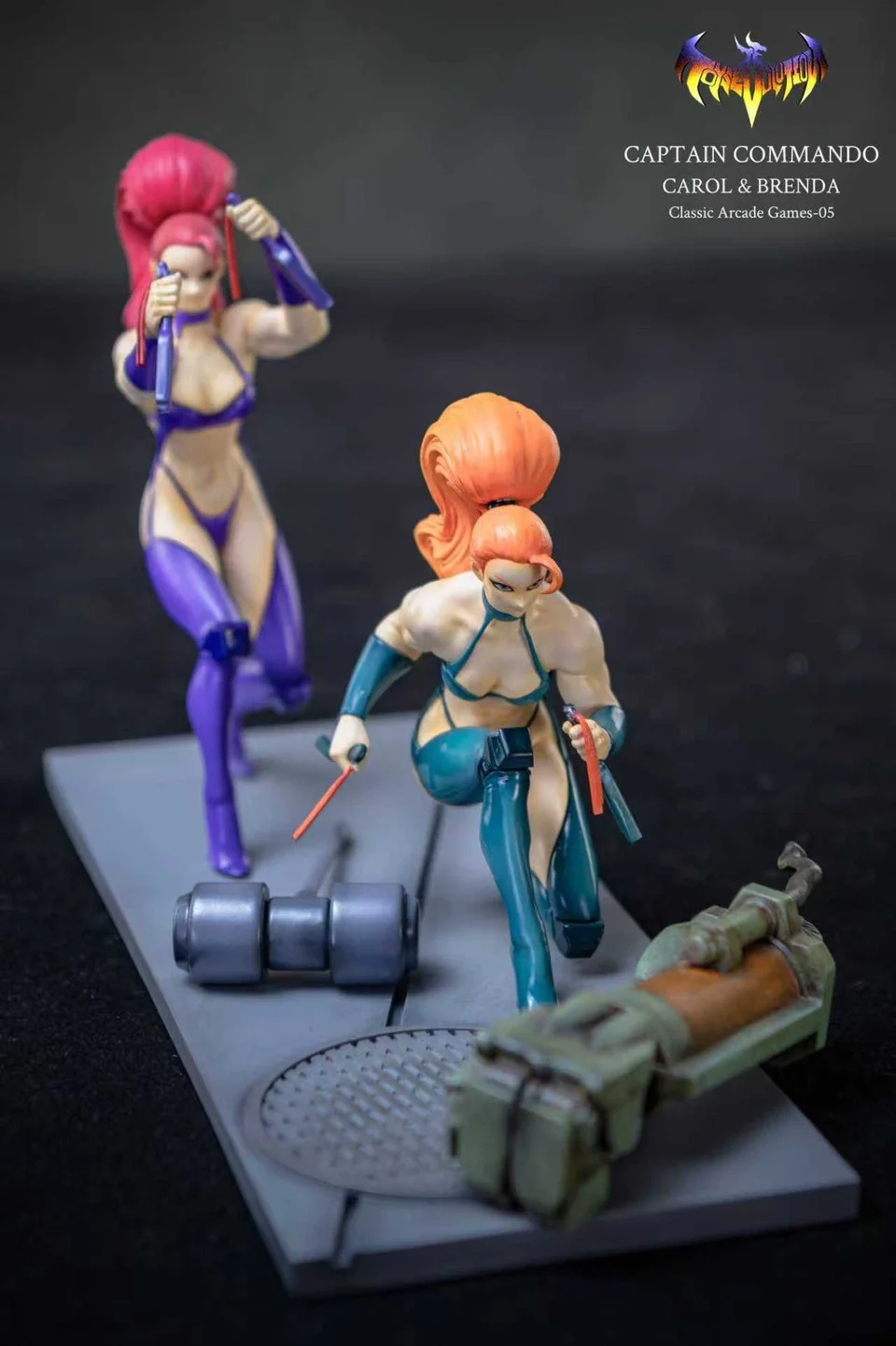 Toys Evolution Studio - Classic Arcade Games #5 Carol X Brenda Captain Commando Statue 