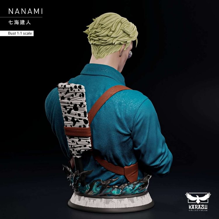 Jujutsu Kaisen Nanami Kento 1/1 & 1/2 Statue (GK), Karasu Collectibles Studio, Pre-sale-KWII-GK