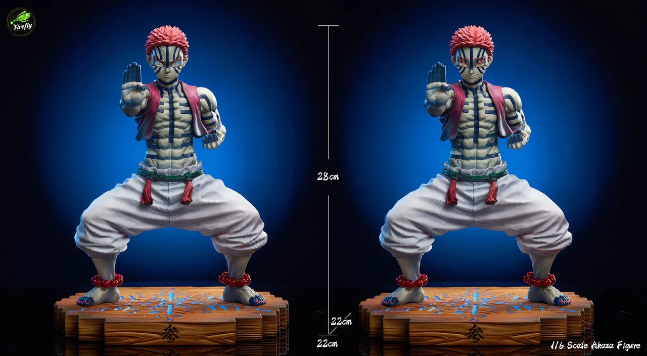 Firefly Studio - Akaza Destructive Death: Chaotic Afterglow Demon Slayer Statue 