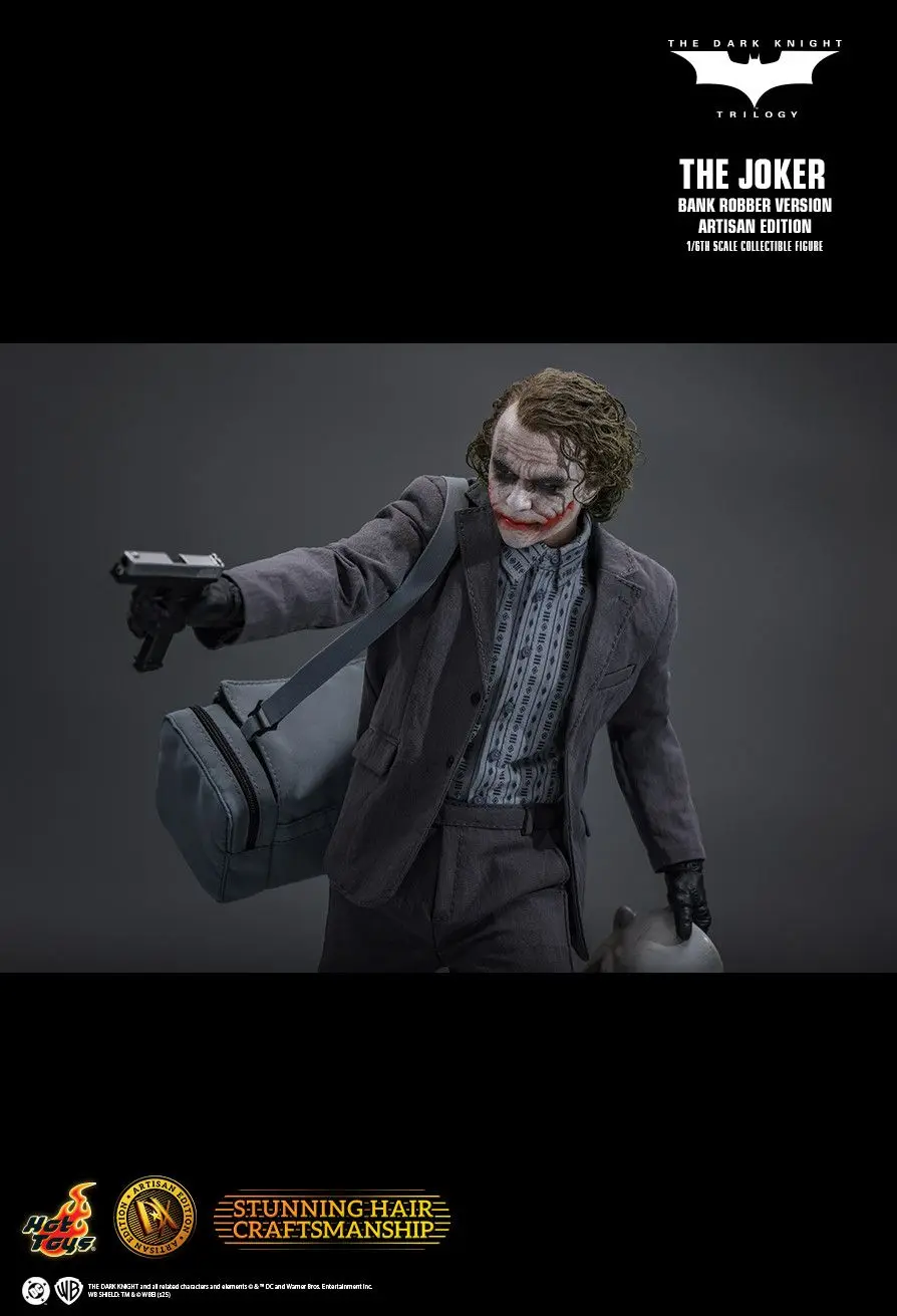 Hottoys - The Dark Knight Trilogy The Joker (Bank Robber Version) 1/6th scale Collectible Figure DX50 (Licensed)Action Figure