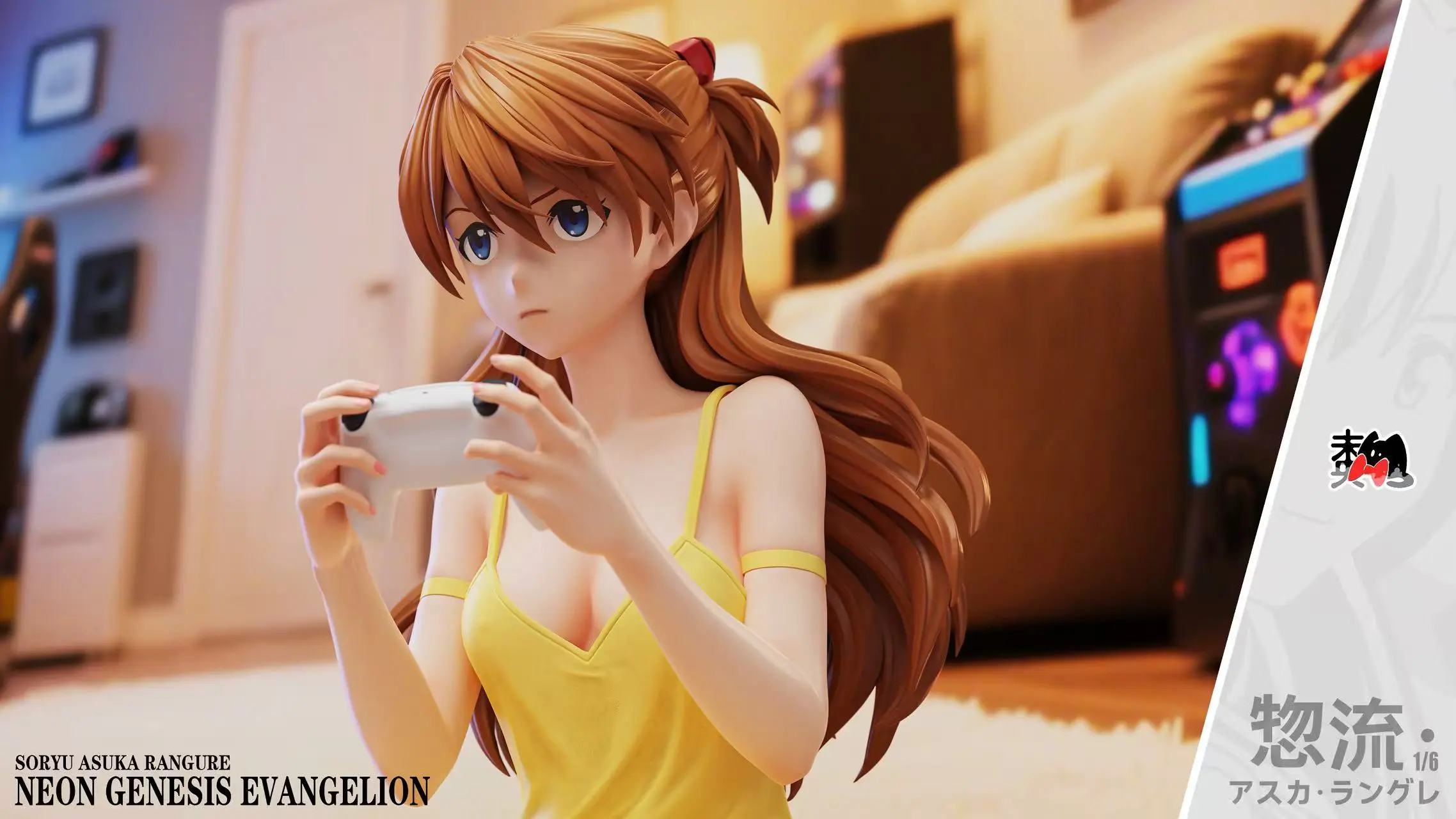 Wei Yang Studio - Game Console Asuka Neon Genesis Evangelion Statue 