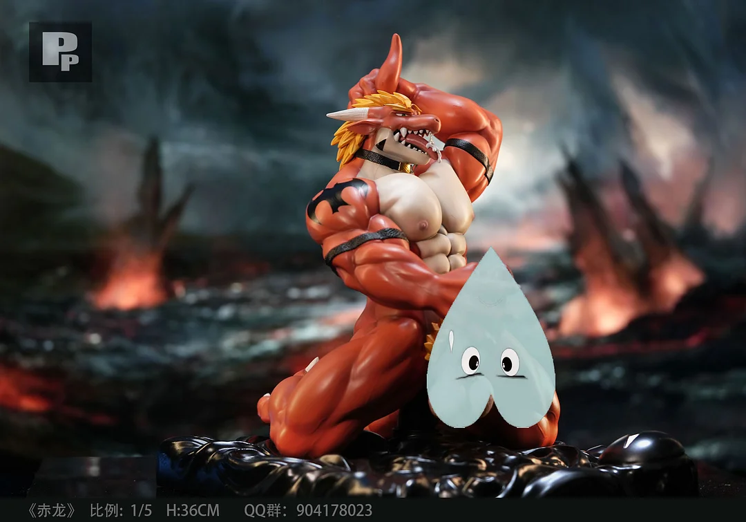 Original Red Dragon 1/5 Statue GK (Adult 18+) PP Studio, Pre-sale