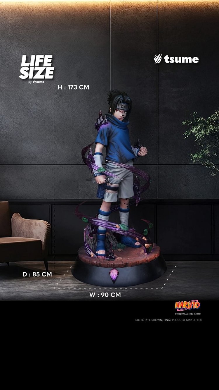  Naruto Sasuke Uchiha Life Size (Licensed) 1/1 Statue(GK)Tsume Studio  -KWII-GK