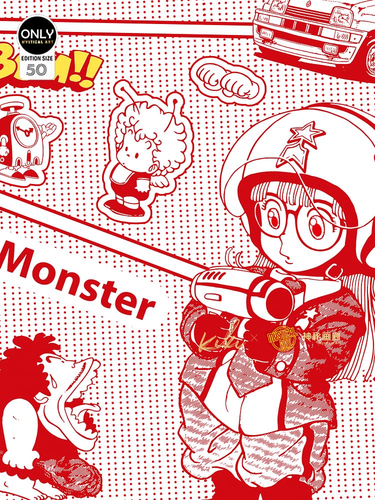 Mystical Art Studio - Decorative Painting of The Storyboard Dr. Slump Scene (Adult 18+)-KWII-GK