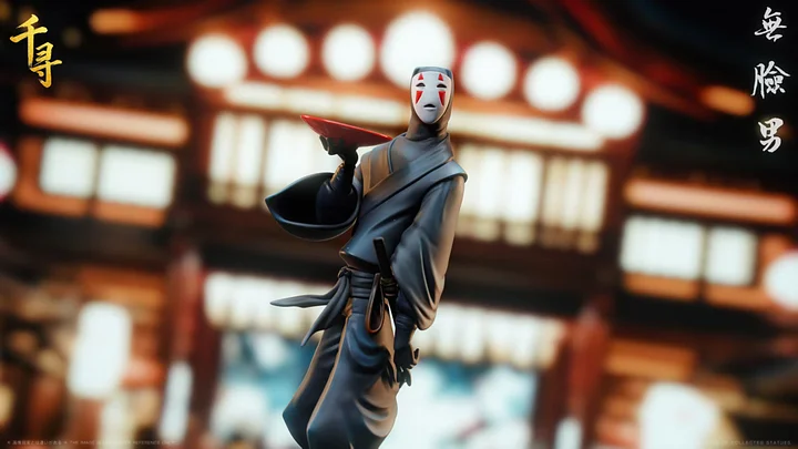 Qianxun Studio - No face man Statue
