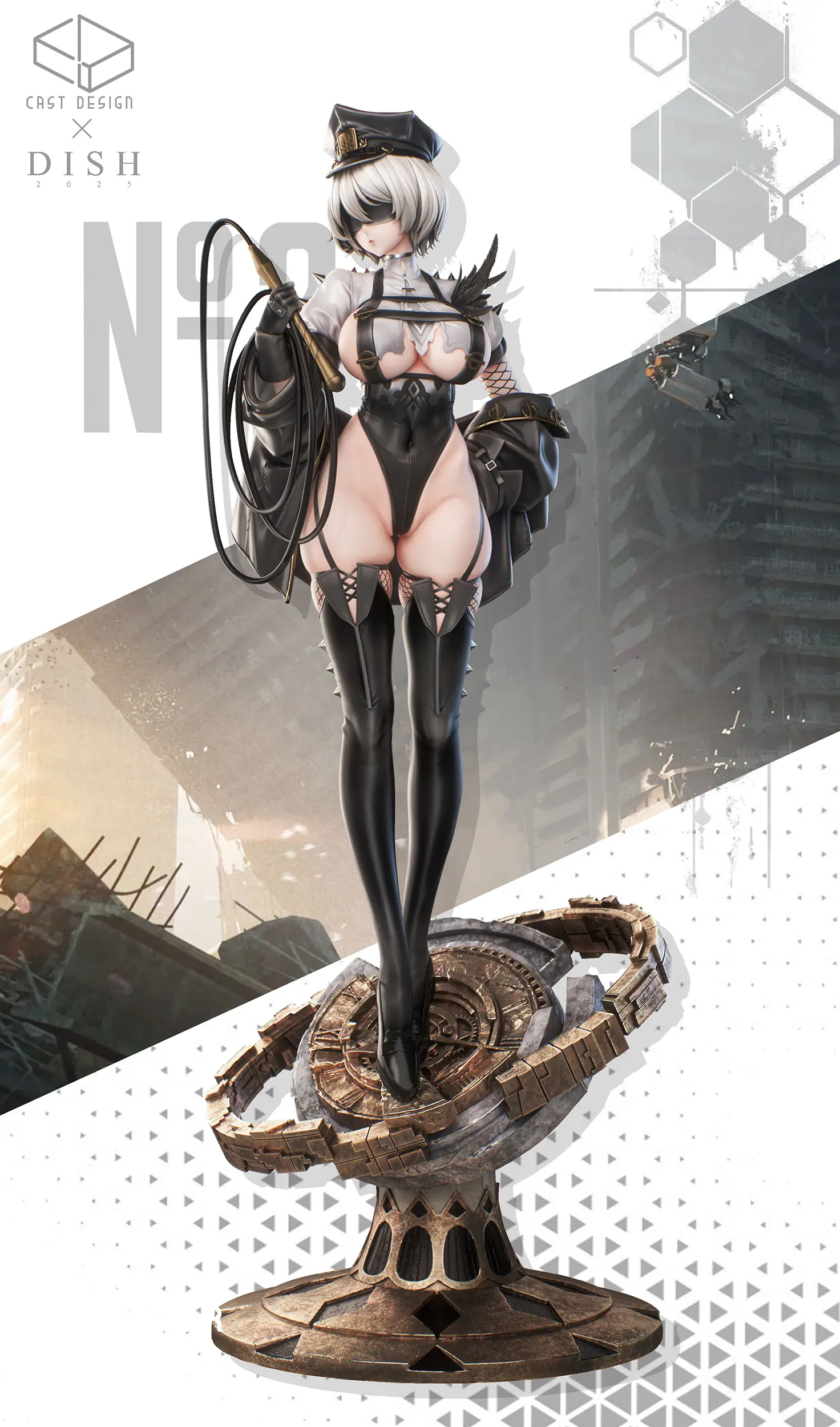 Cast Design Studio - NieR: Automata Instructor No6 2B Statue(GK)
