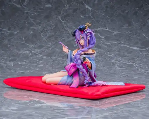 KADOKAWA - Neptunia x SENRAN KAGURA: Ninja Wars  Purple Heart / Black Heart Kimono Ver. Dual Figure Set 1/7 Complete Figure (Licensed) Statue(GK)