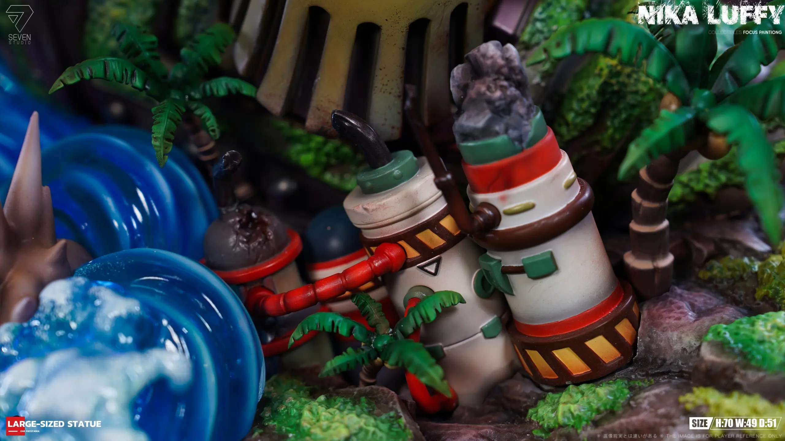 Seven Studio - One Piece Warhead Nika Luffy Statue(GK)