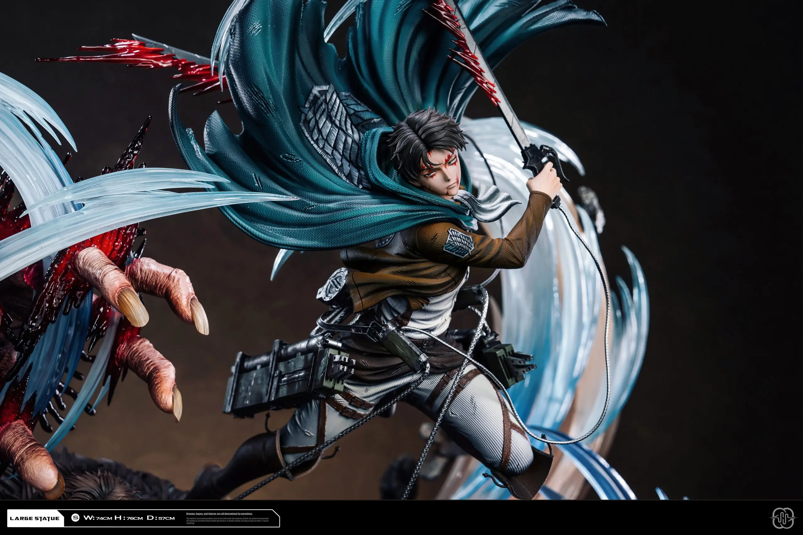 Hertz Studio - Attack on Titan 2.0 Ackerman Levi vs Zeke Statue(GK)