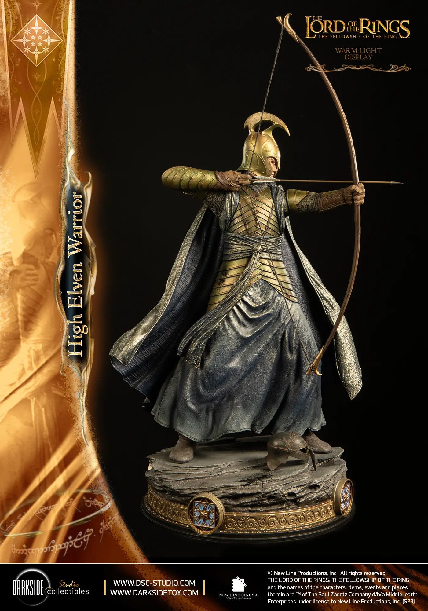 Darkside Collectibles Studio - High Elven Warrior John Howe Signature Edition (Licensed)Statue(GK)