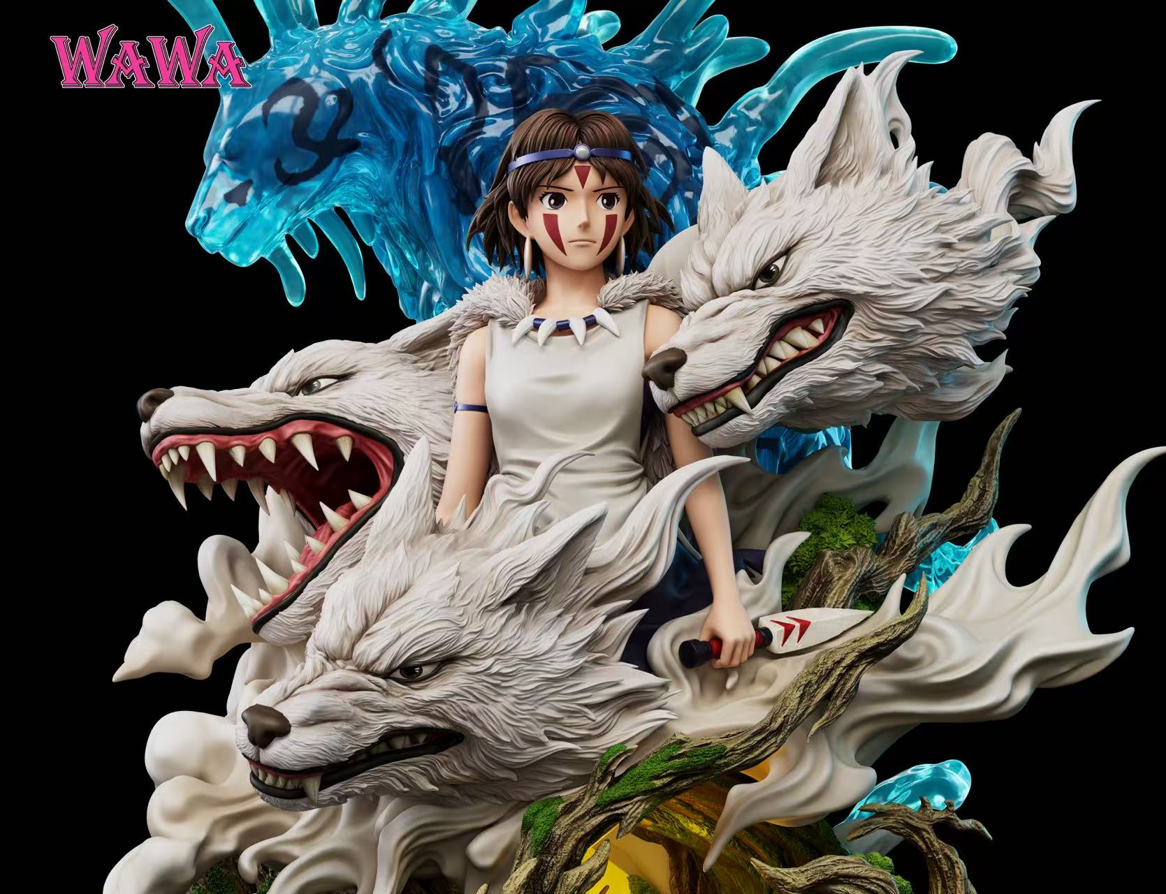 wawa studio Princess Mononoke Statue