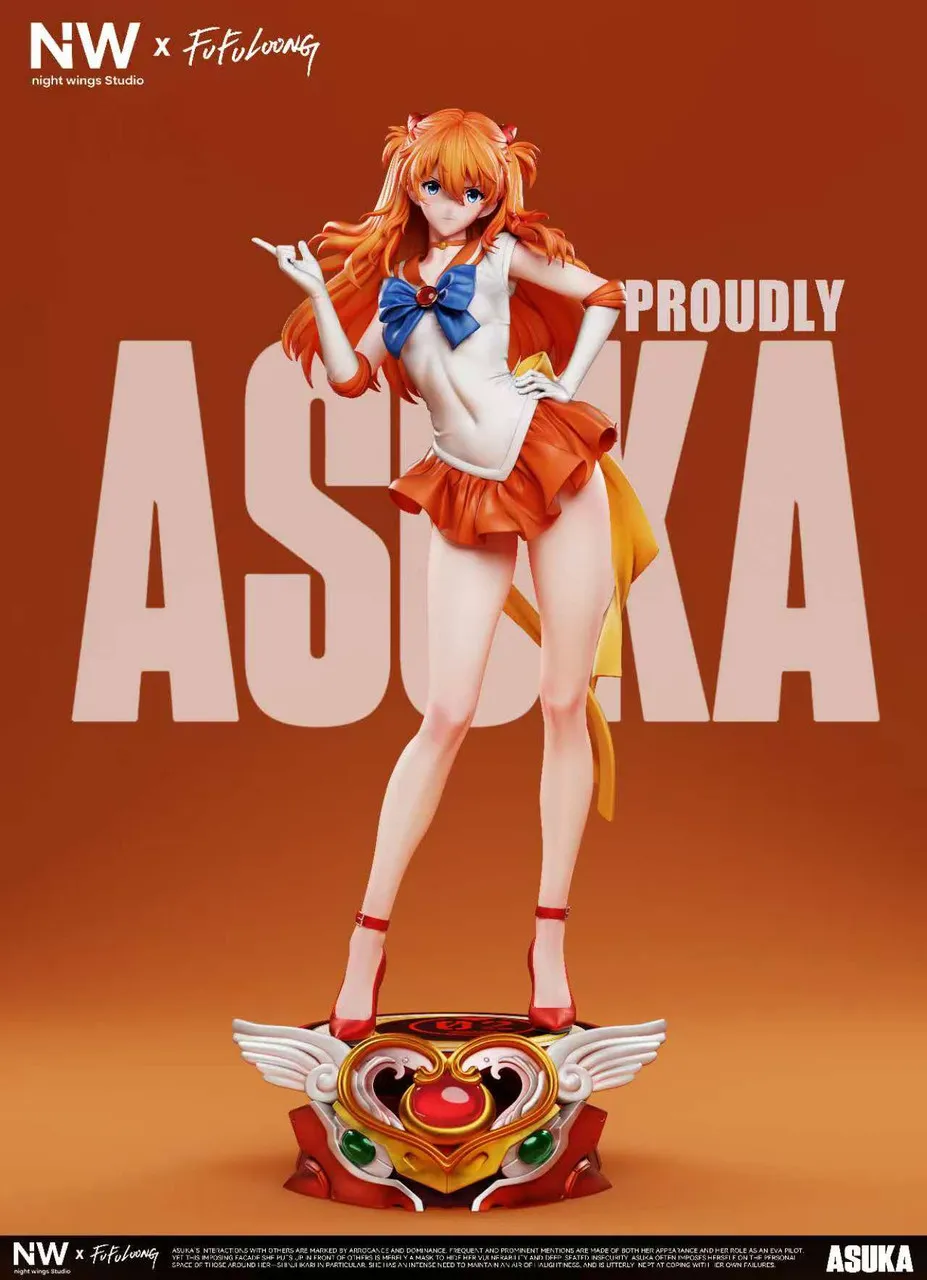 Night Wing Studio - Neon Genesis Evangelion Sailor Moon Asuka Statue