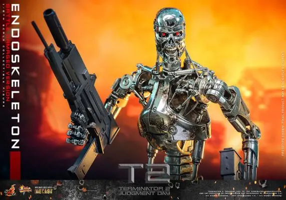 HOTTOYS - Movie Masterpiece DIECAST 1/6 Endoskeleton (Battle Damage) MMS840D77 (Licensed) Statue 