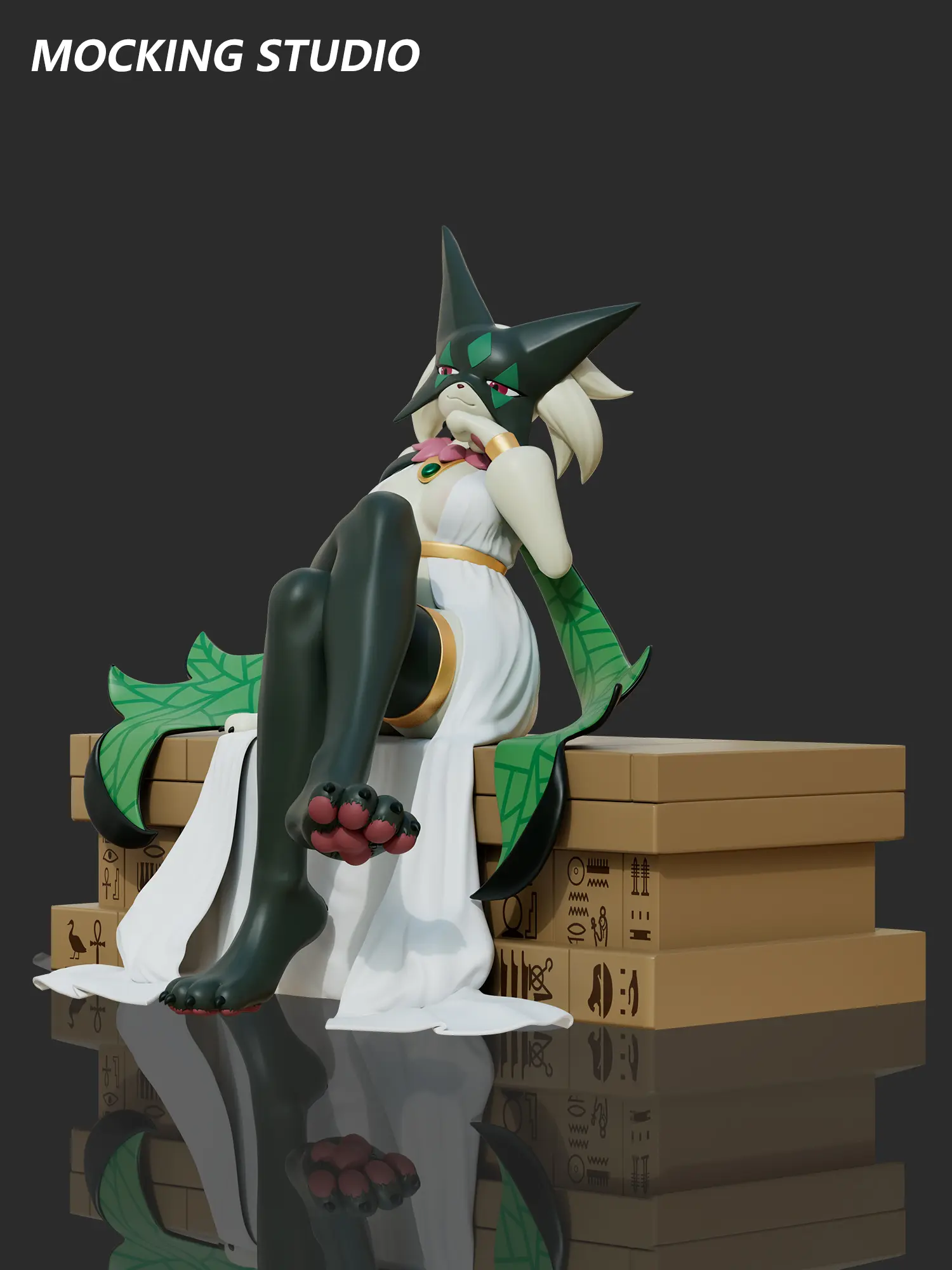 MOCKING Studio - Pokemon Western Dancer Magical Meowscarada Statue(GK)