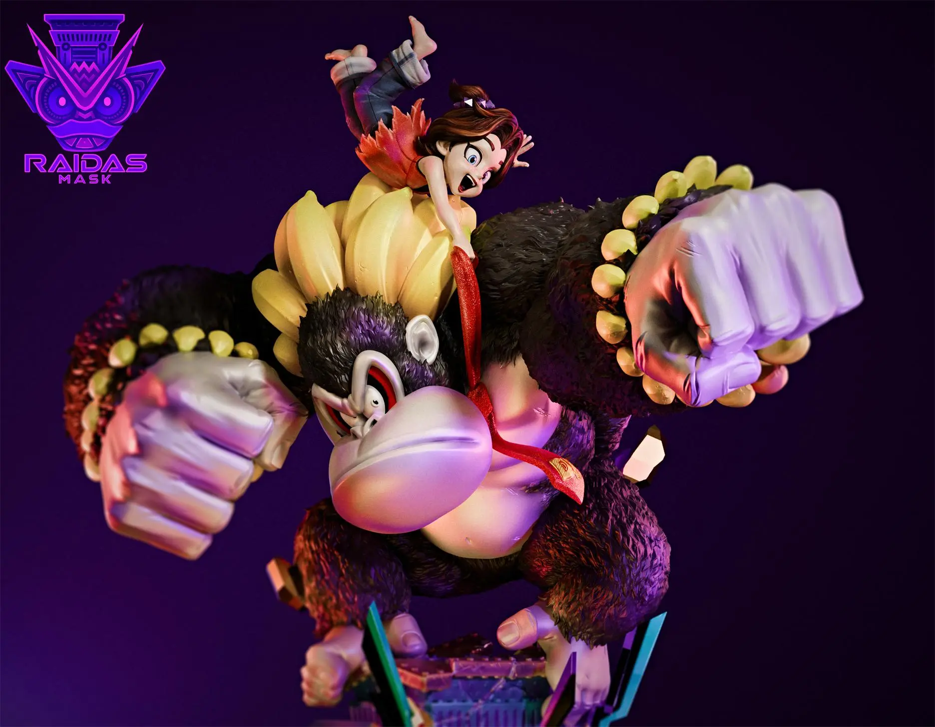 Raidas Mask Studio - Donkey Kong KONG BANANZA Statue(GK)