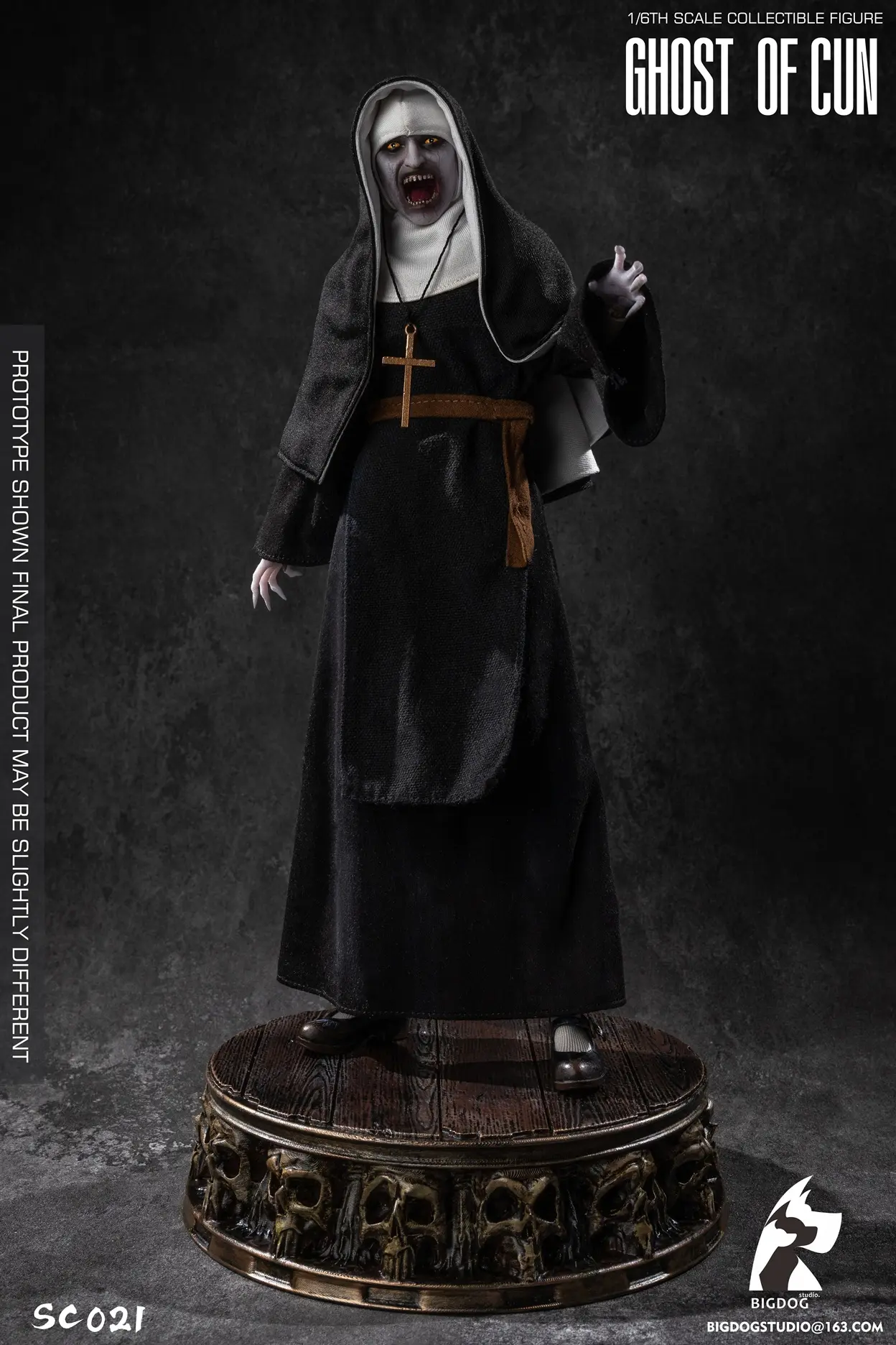 BIGDOG Studio - 1/6 Ghost of Cun SC021 Action Figure The Nun 