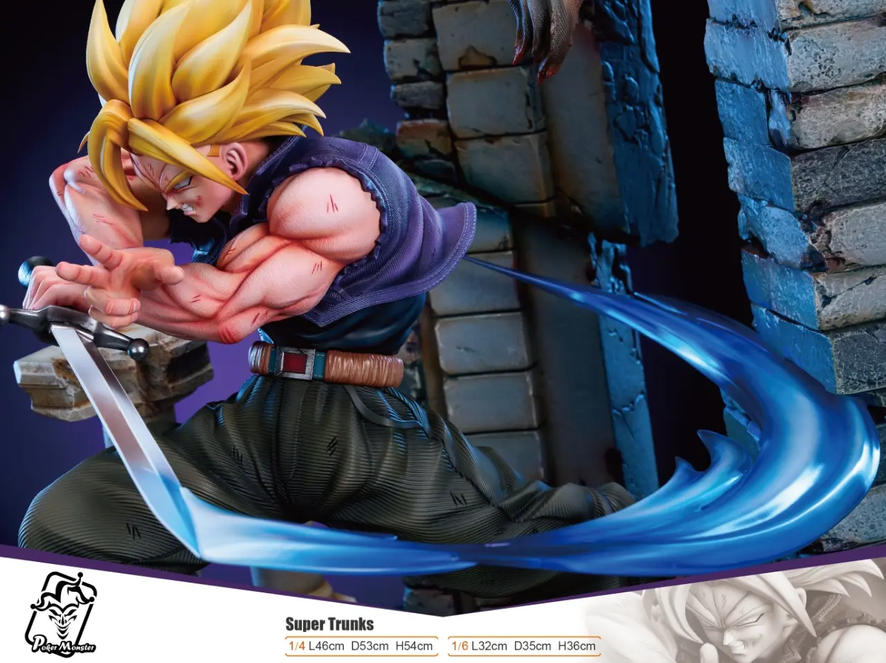 Poker Monster Studio - Dragon Ball Super Trunks Statue(GK)