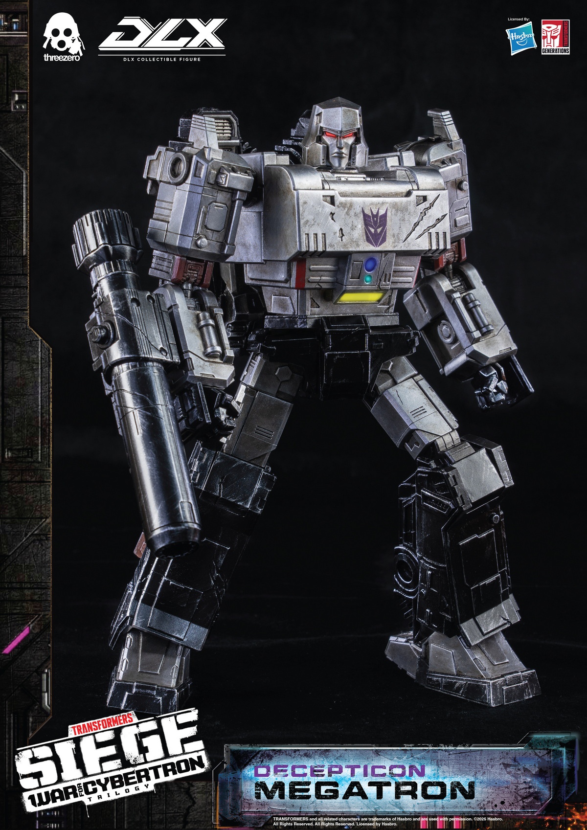 Threezero 10-inch Transformers War for Cybertron DLX Megatron 14+ GK Pre-sale