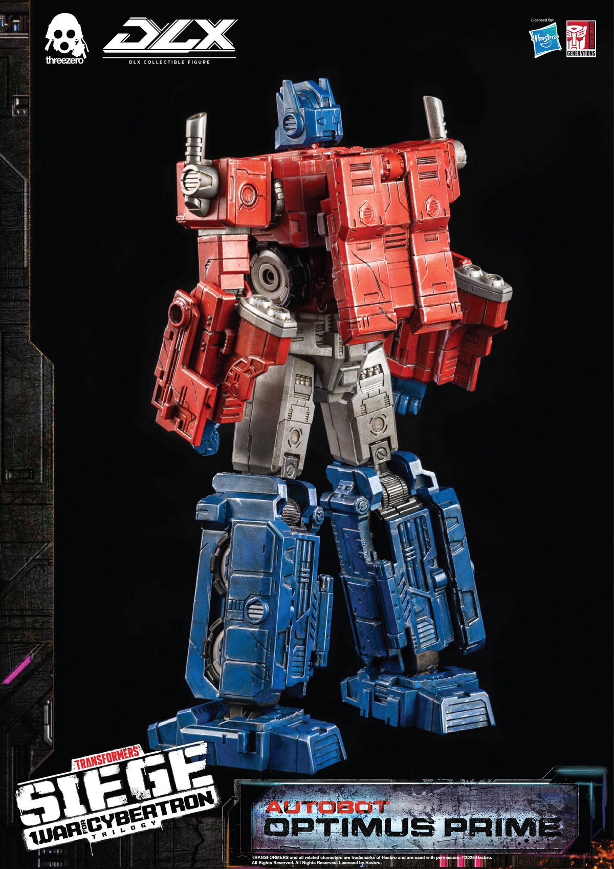 Threezero 10-inch Transformers War for Cybertron DLX Optimus Prime 14+ GK Pre-sale