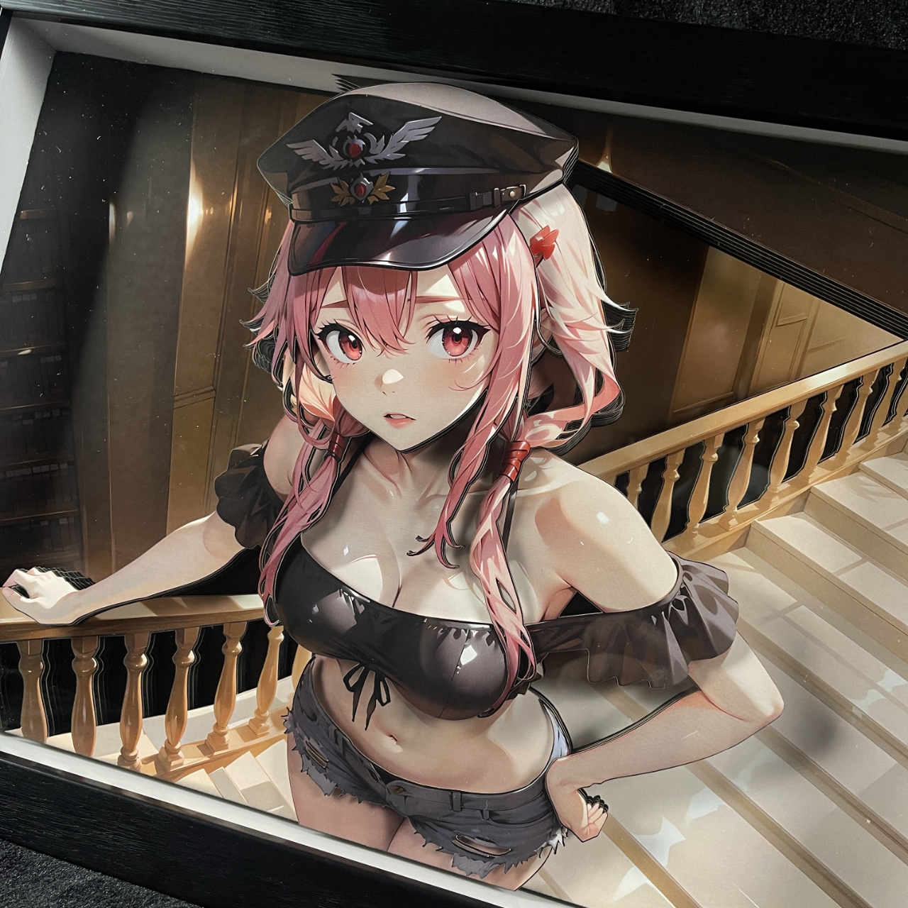 Guilty Crown Yui, 3D decorative painting, B&W Studio, in stock