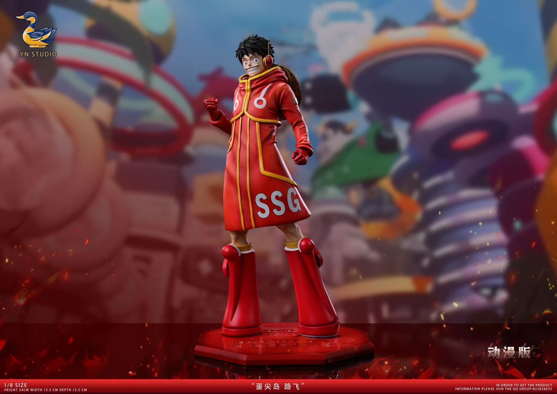 One Piece, Egg Island Fourth Luffy, 1/8 scale YN-Studio, statue GK pre-sale