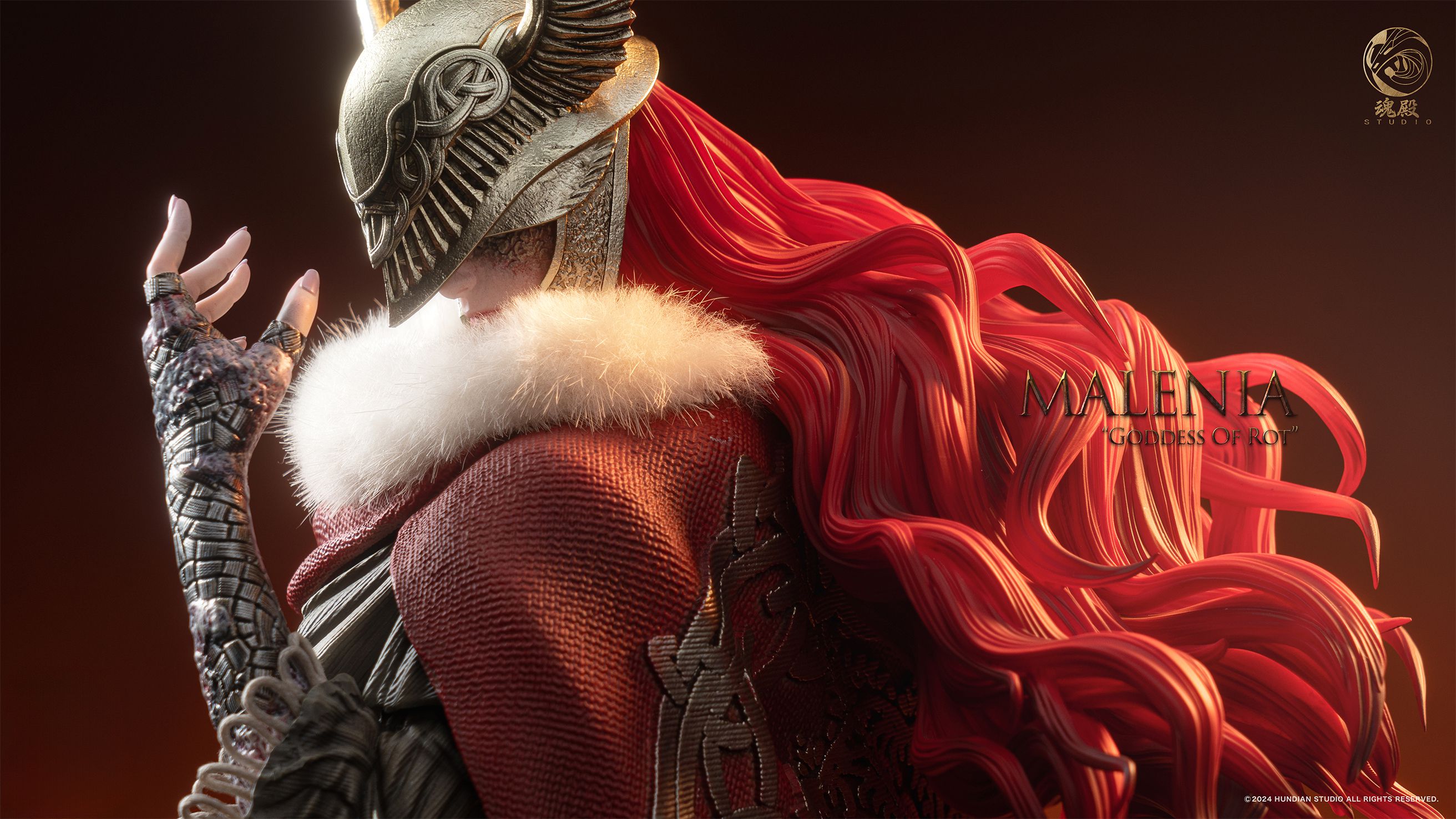 Elden Ring, Valkyrie Malenia, 1/4 scale, Soul Temple-studios, statue GK pre-sale