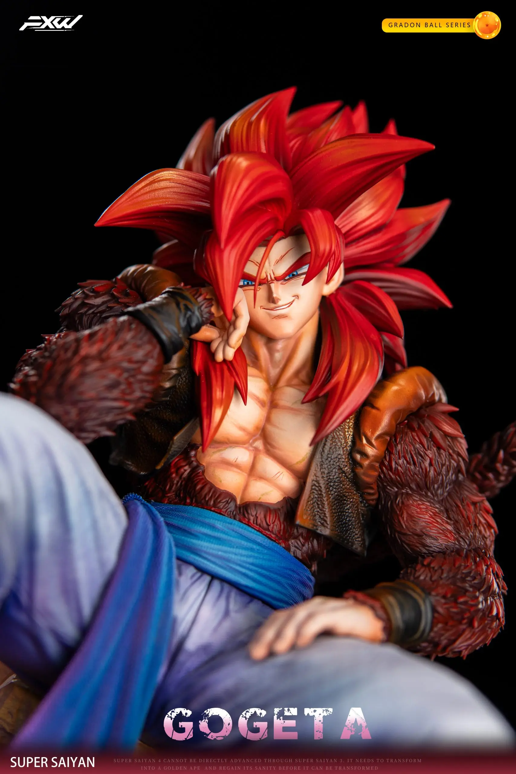 FXW Studio - Dragon Ball Super Saiyan 4 Gogeta Statue(GK)