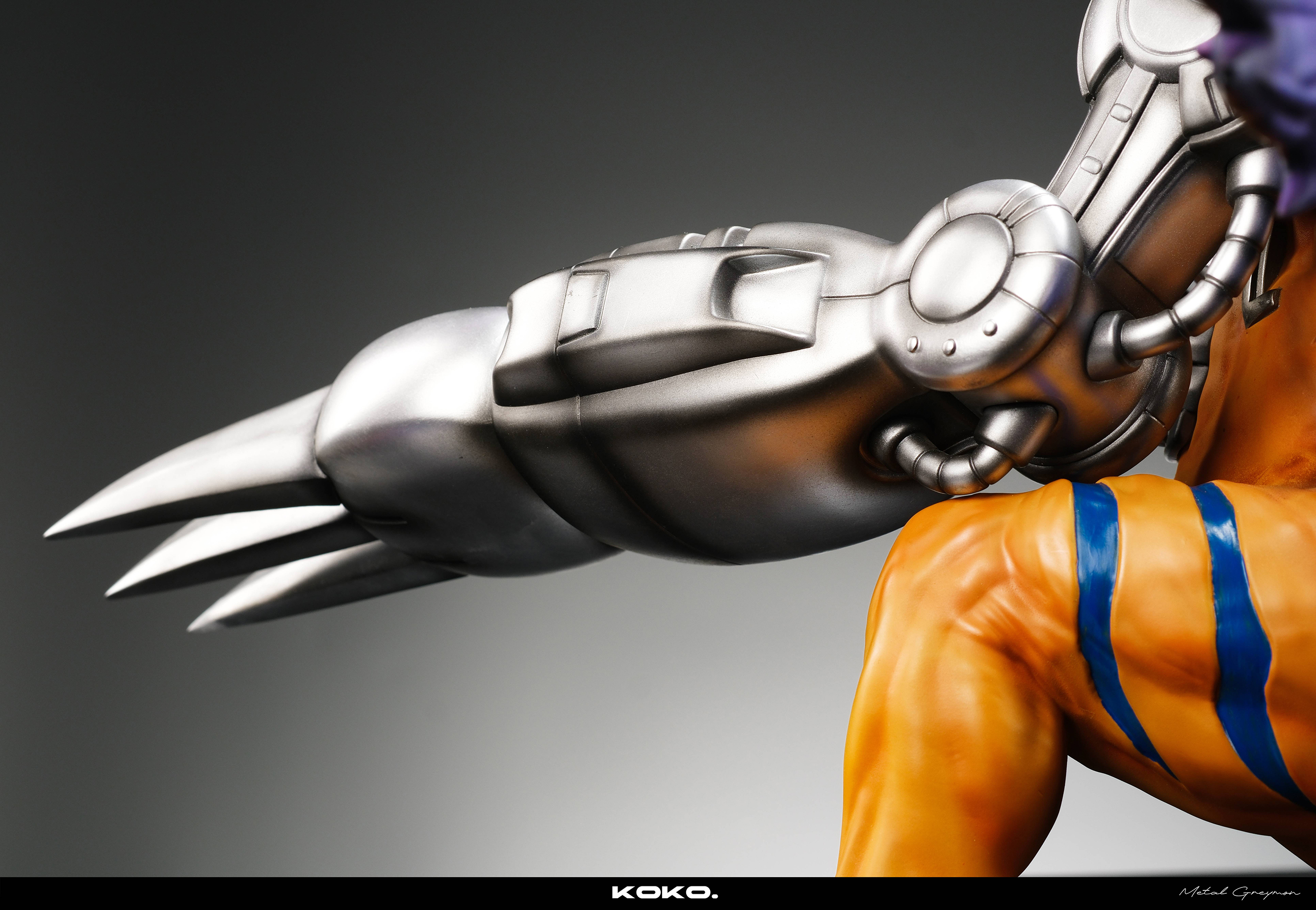 Digimon Metal Greymon Statue GK, Koko Studio, pre-sale