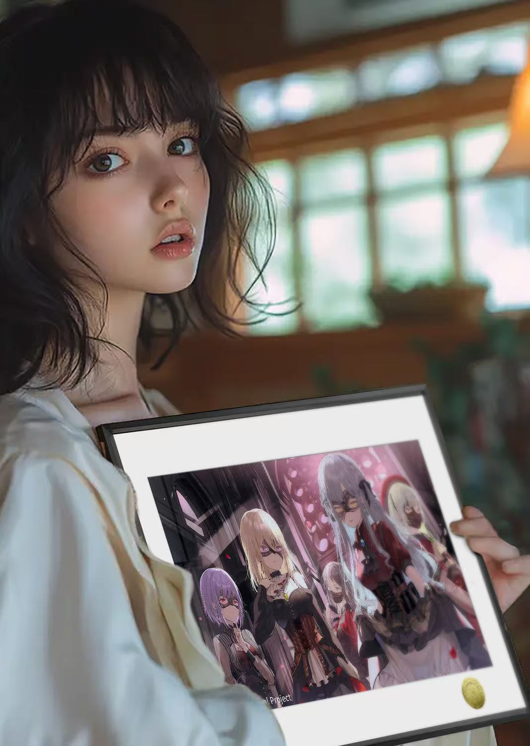 In stock AVE MUJICA Five AveMujica Sankaku Hatsuka Wakaba Mutsu Hachiman Kailing Toyokawa Shoko Wakamu decorative painting Size Two options A3 (30×42cm), 4K (38×53cm)-KWII-GK