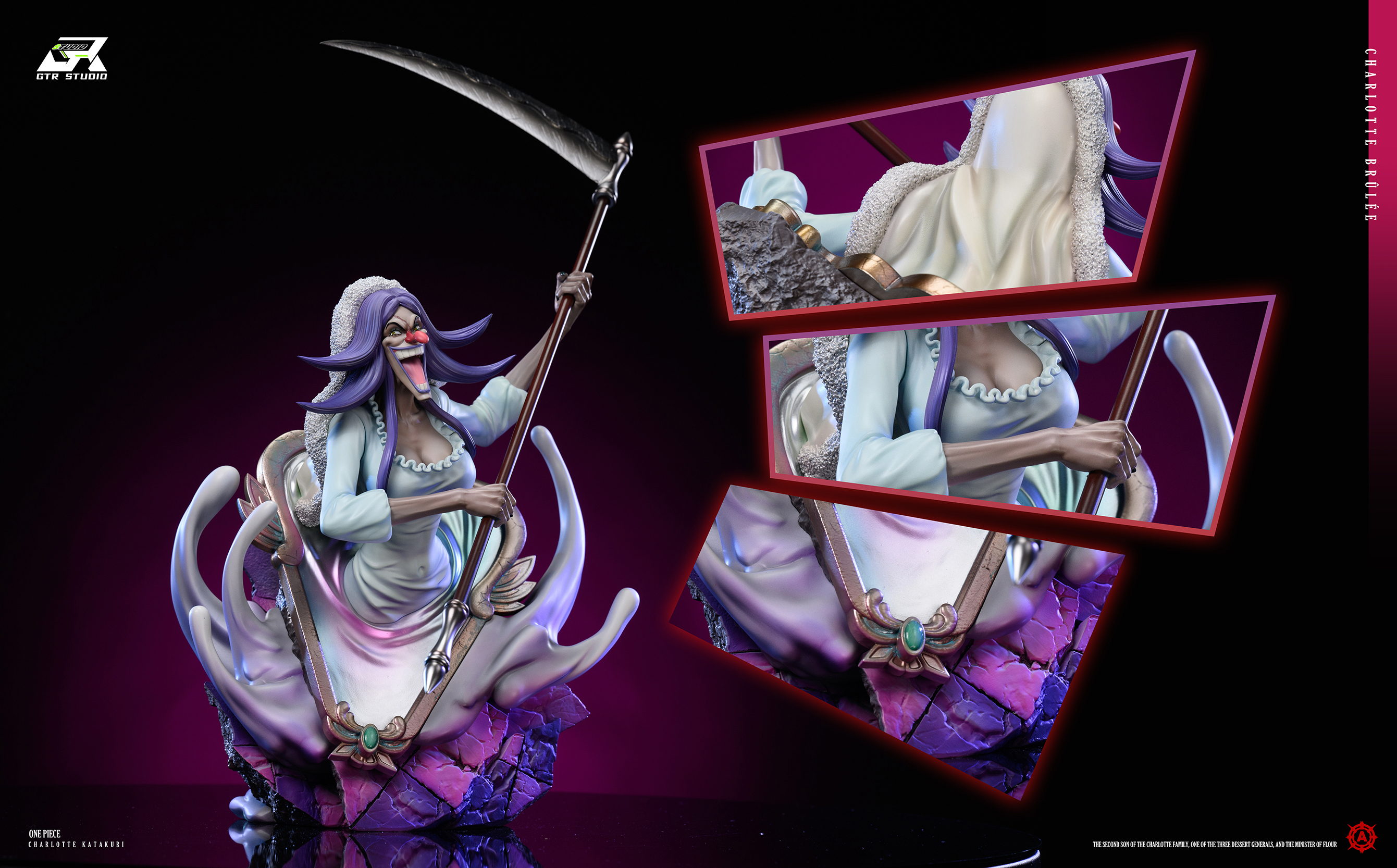 ONE PIECE CHARLOTTE BRULEE & CHARLOTTE FLAMPE STATUE GK-GTR STUDIO Pre-sale