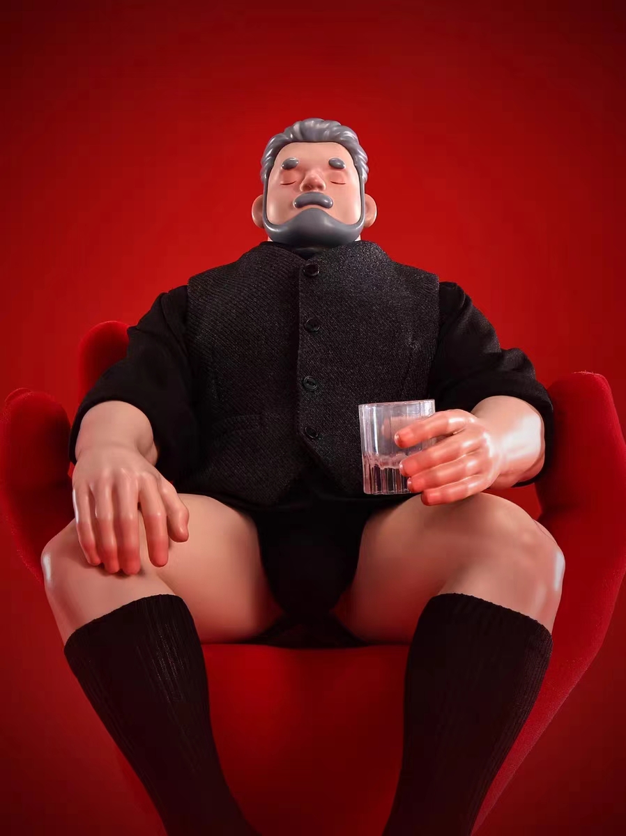 BARTENDER -DREAM GENTLEMAN  Statue GK  (Adult 18+)-Dream monster StudioPre-sale