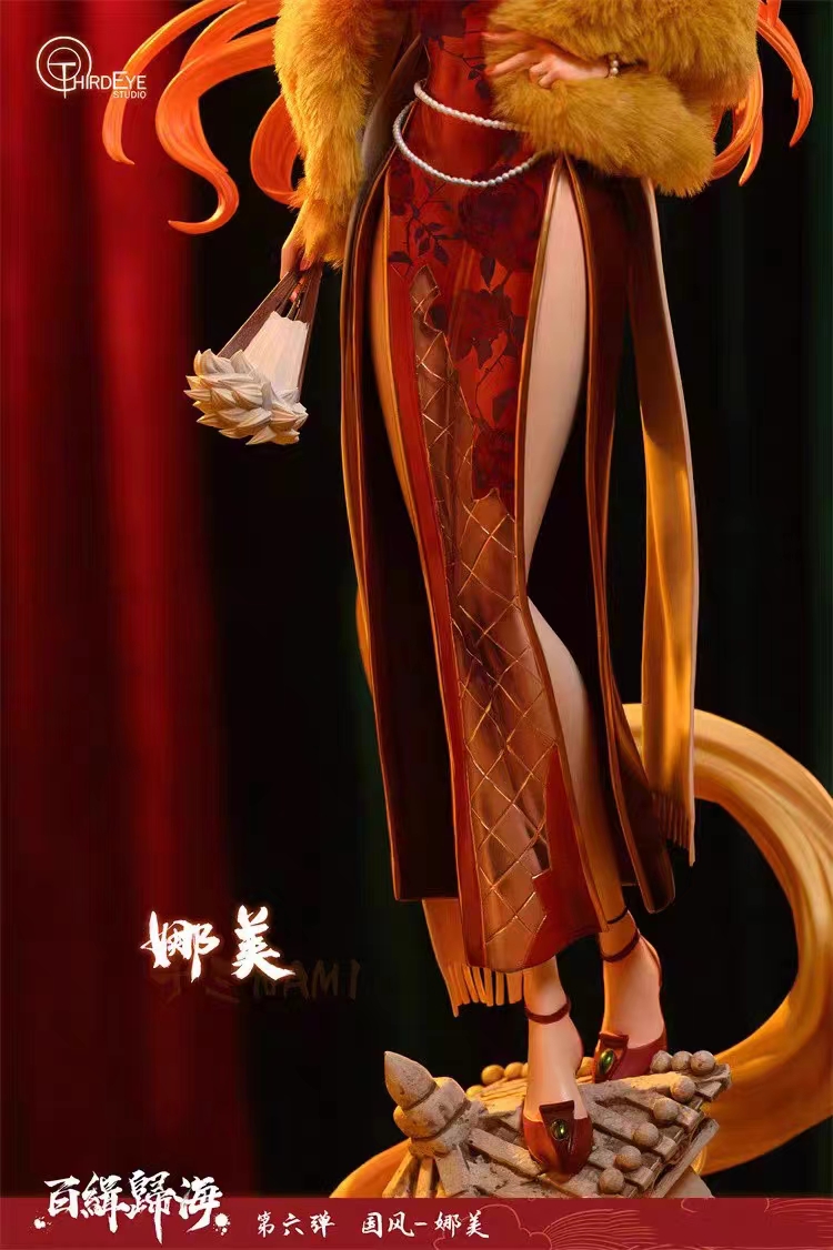In stock-One Piece Chinese Attire Nami Statue(GK)-Third Eye Studio