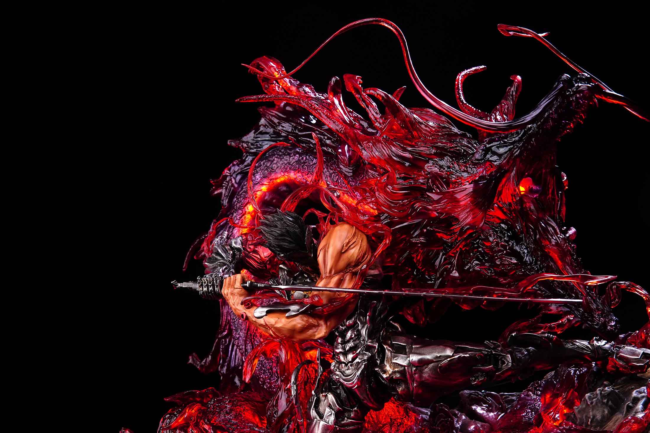 Overwatch Blachwatch Genji, Iron Curtain Studio, Statue (GK)