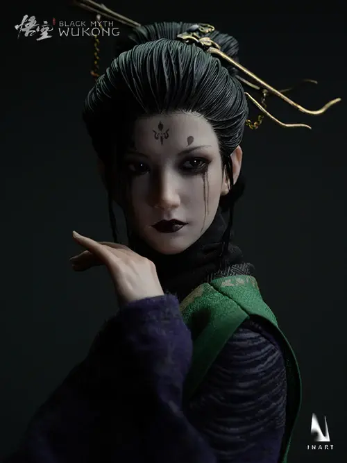 INART - Black Myth: Wukong - The Great Sage's Broken Shell And The Fourth Sister 1/6 Collectible Figure (Licensed)Statue