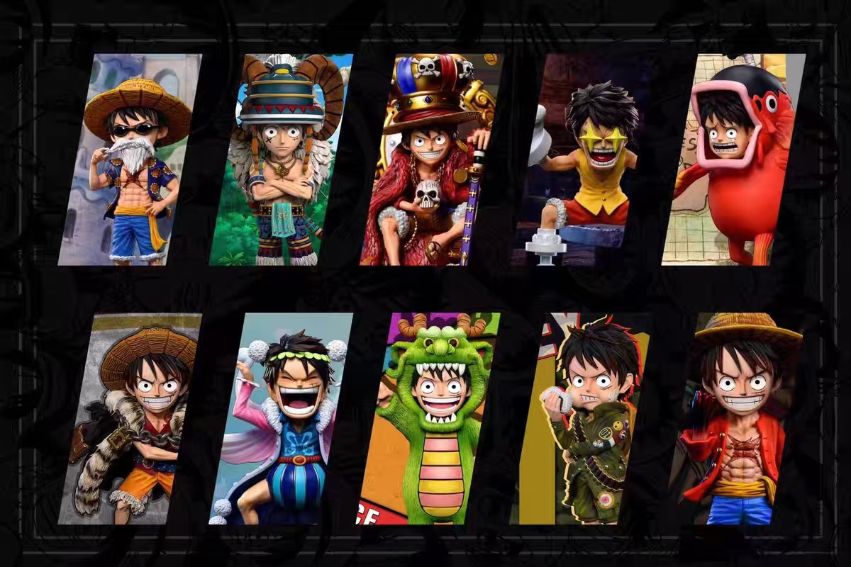 [In stock] Luffy Resonance Series Jump 50th Anniversary Luffy [Size]: Height 8cm (GK)