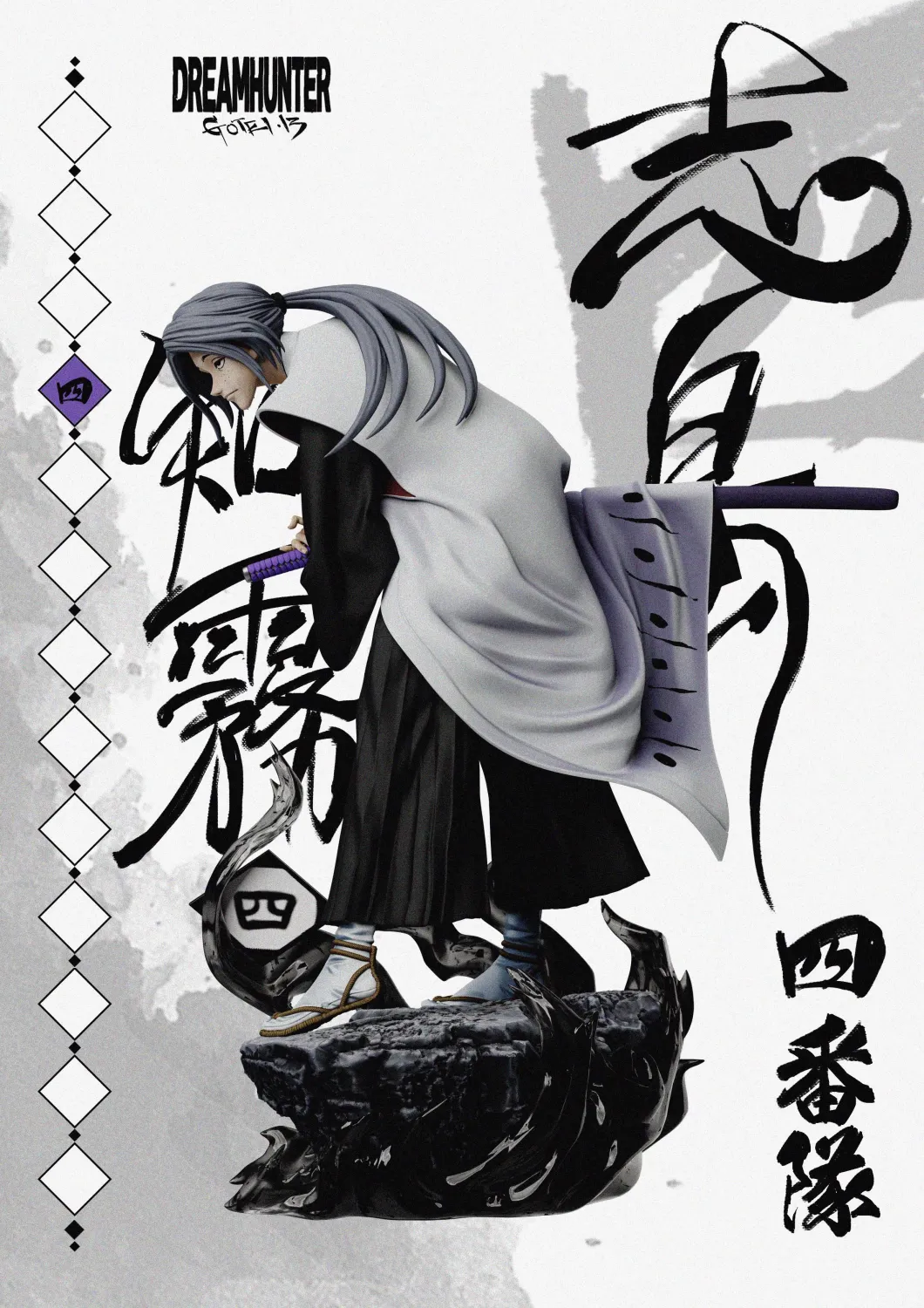 DREAM HUNTER Studio - All Captains of the First Generation Gotei 13 Bleach Statue 