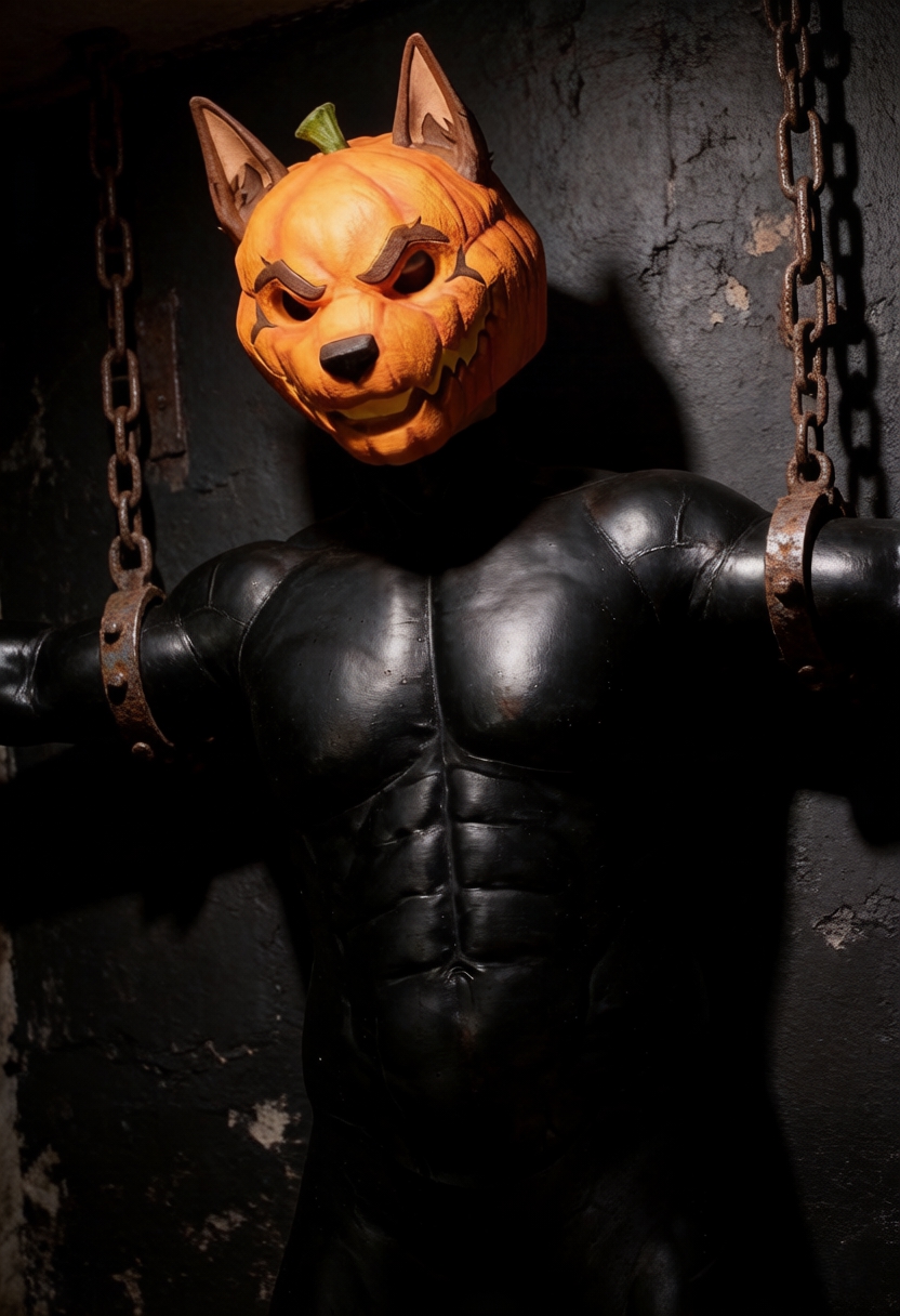 Pumpkin Mask statues cosplay props