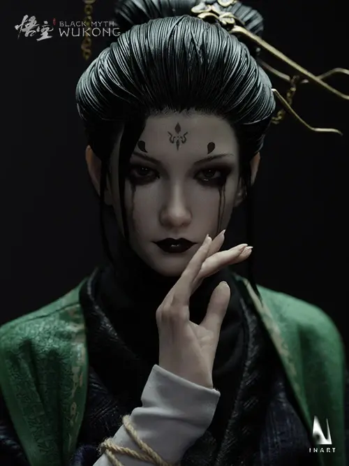 INART - Black Myth: Wukong - The Great Sage's Broken Shell And The Fourth Sister 1/6 Collectible Figure (Licensed)Statue