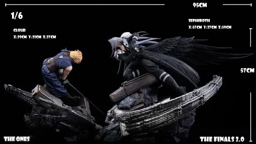 The Ones Studio - Cloud Strife X Sephiroth Final Fantasy Statue