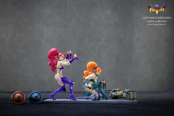 Toys Evolution Studio - Classic Arcade Games #5 Carol X Brenda Captain Commando Statue 