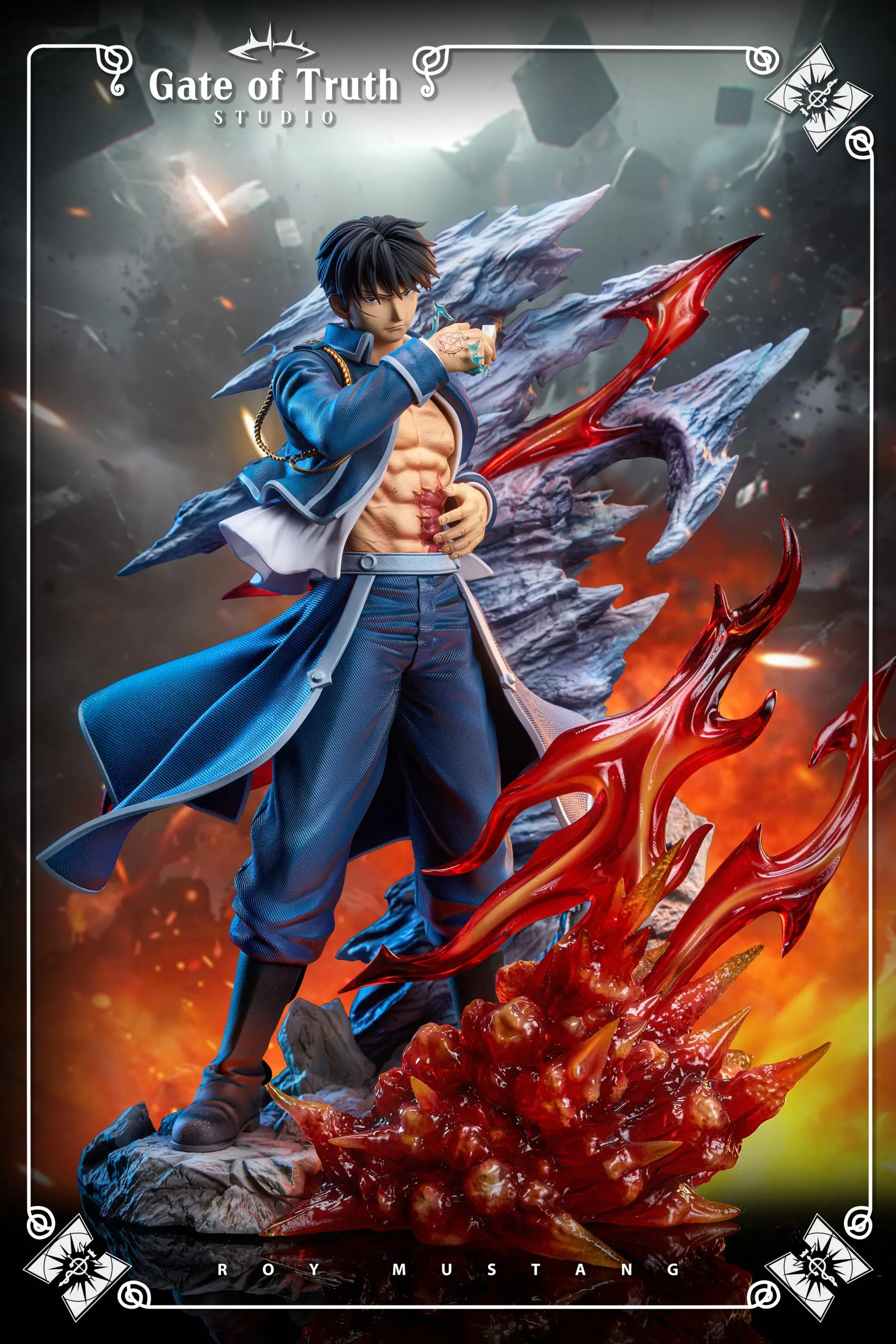 Gate of Truth Studio -  Fullmetal Alchemist Roy Mustang Statue