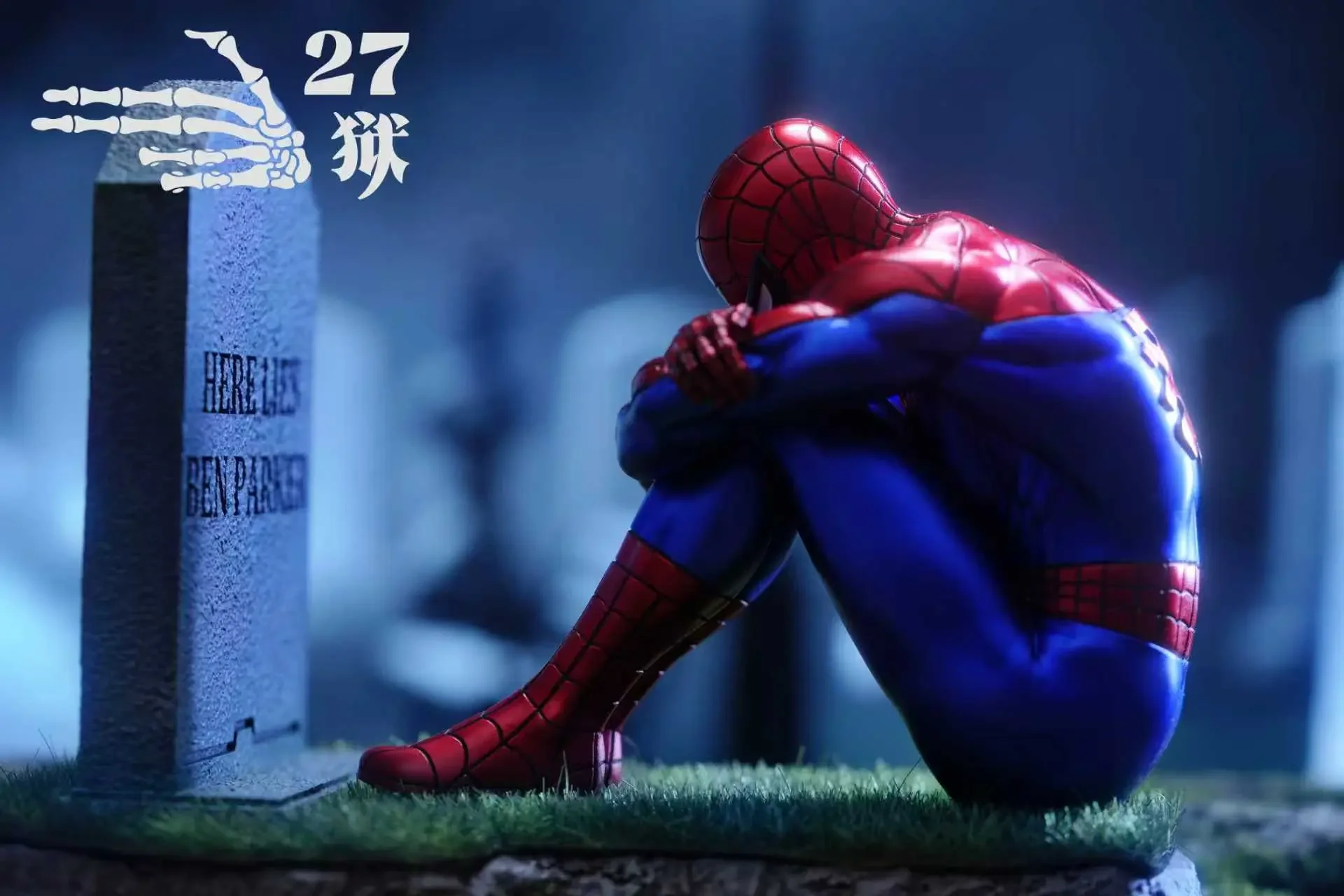 27abyss Studio - Spider-Man Failed Man Series The Poor Spidey Statue(GK)