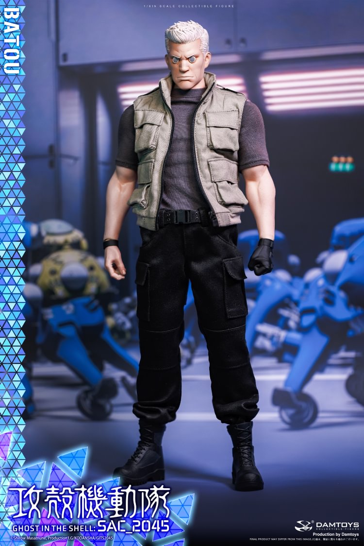 DAMTOYS - Ghost in the Shell SAC_2045 - Batou (Licensed) 1/6 Action Figure