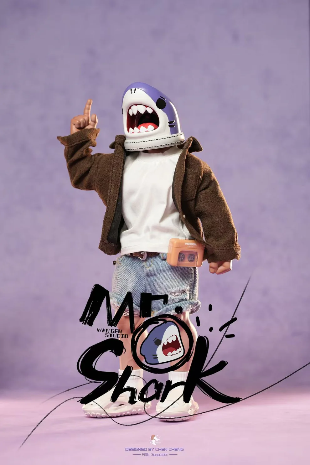 Wangenbao Studio - Shark Sensei Statue