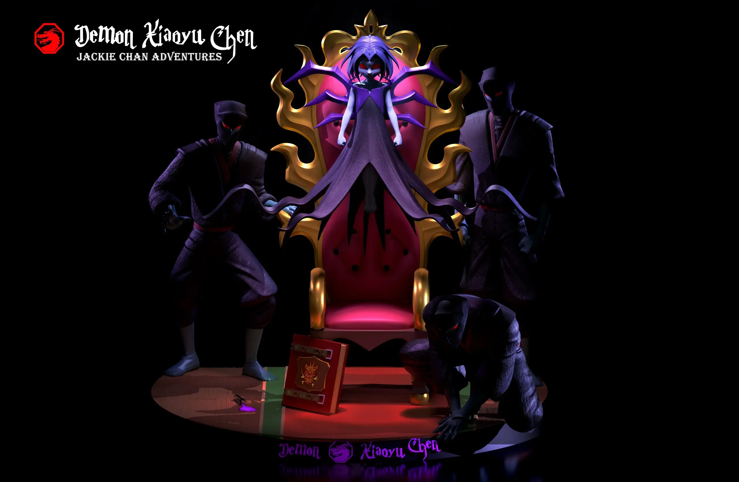 12 Talisman Studio -  Jackie Chan Adventures Demon Xiaoyu Chen Statue