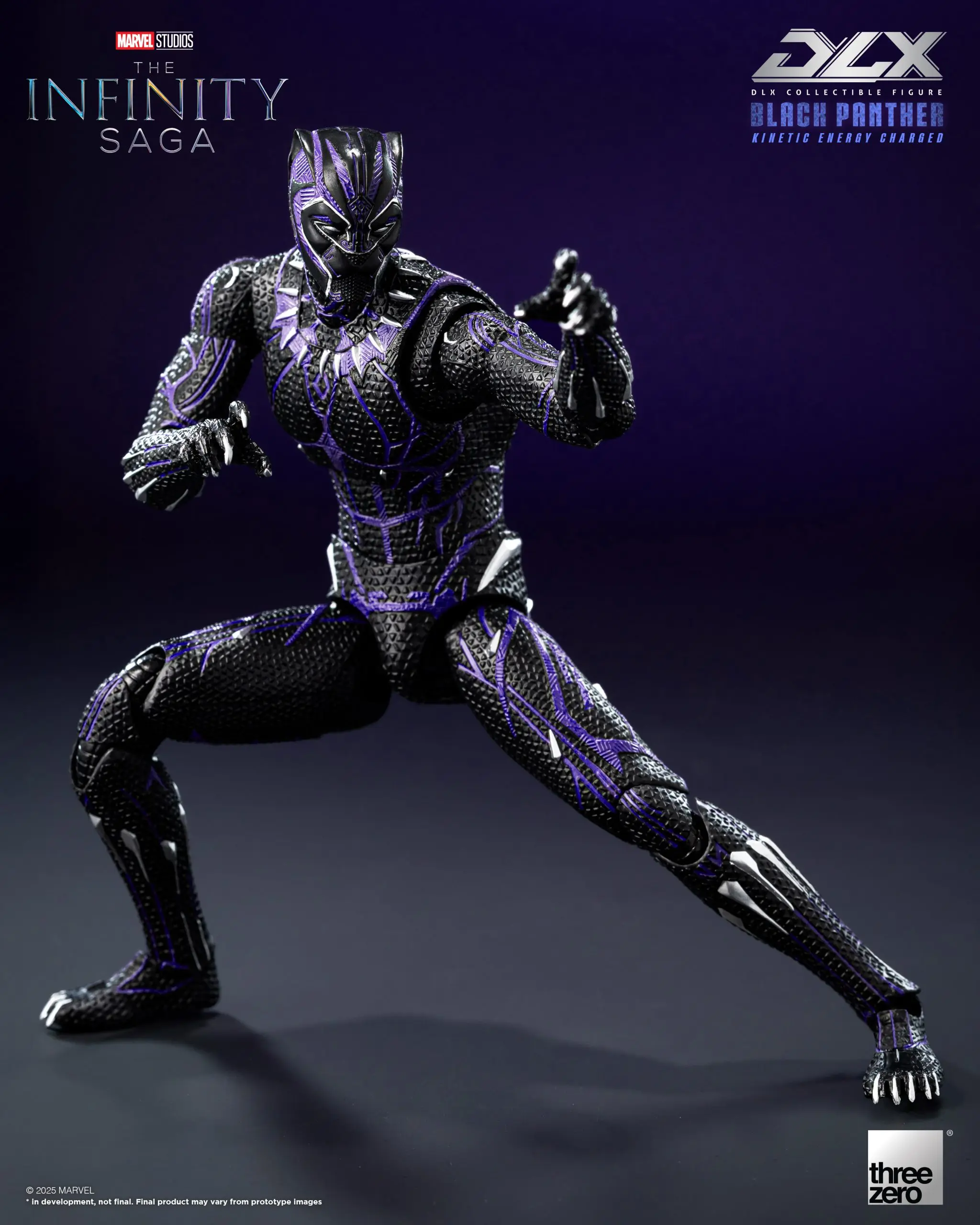 Threezero - Marvel Studios: The Infinity Saga DLX Black Panther (Kinetic Energy Charged) 3Z08210C0 (Licensed)Statue(GK)(Adult 18+) 